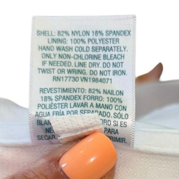 Kona Sol One Shoulder Floral Orange One Piece Swimsuit Women’s 22 Beach Vacation - Picture 9 of 9